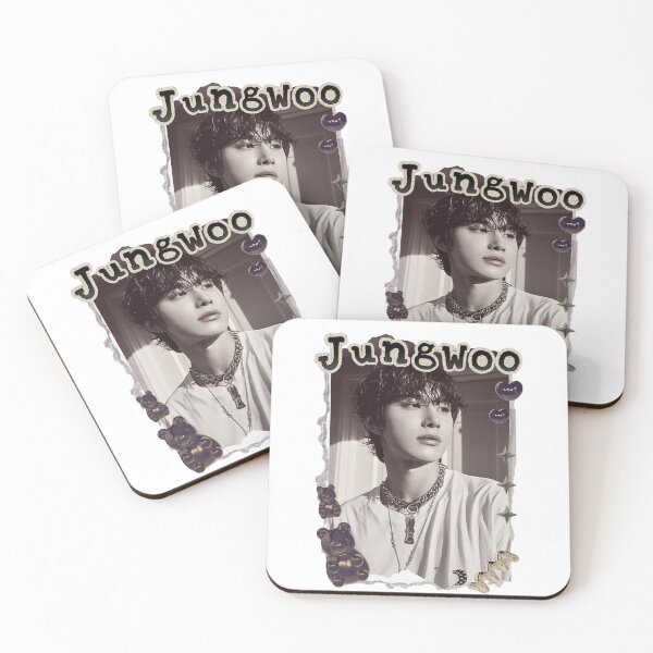 Item preview, NCT Jungwoo (정우) Kpop Boy group Scrapbook Collage Cozy Y2K Vintage Design designed and sold by HELL0WBELLO.