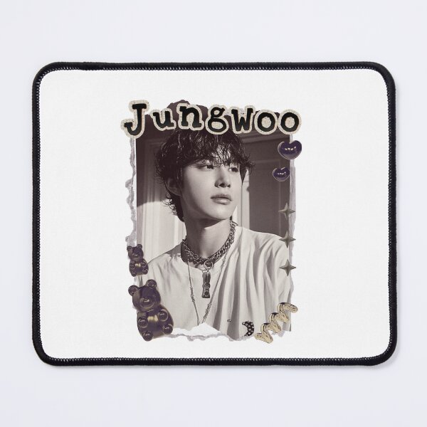 Item preview, NCT Jungwoo (정우) Kpop Boy group Scrapbook Collage Cozy Y2K Vintage Design designed and sold by HELL0WBELLO.