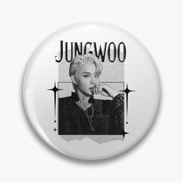 Item preview, NCT Jungwoo (정우) Kpop Boy Group Monochrome Black and White Classic Design Collage  designed and sold by HELL0WBELLO.