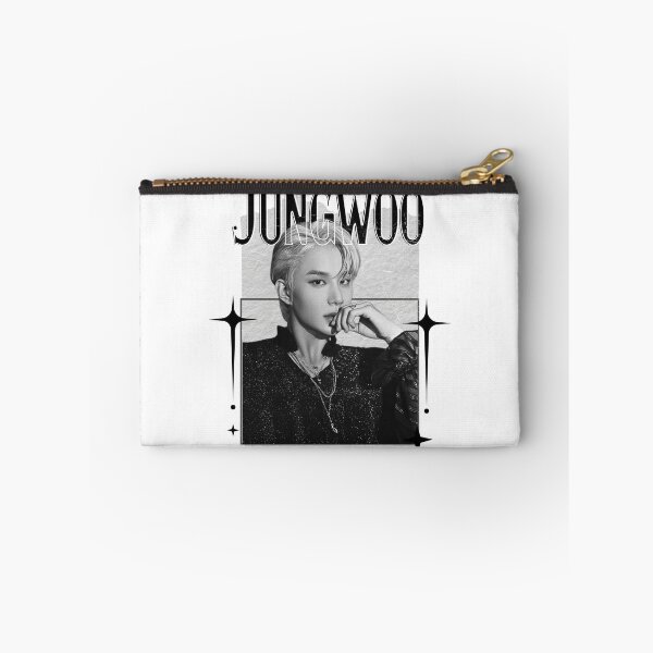 Item preview, NCT Jungwoo (정우) Kpop Boy Group Monochrome Black and White Classic Design Collage  designed and sold by HELL0WBELLO.