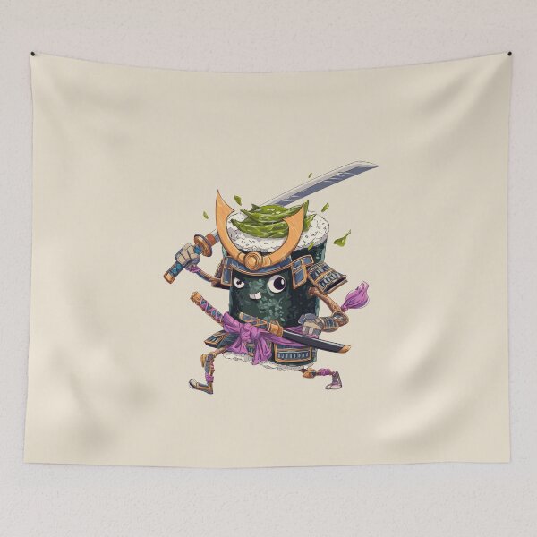 Item preview, Sushi Warrior Ninja designed and sold by Sketch-Shack.