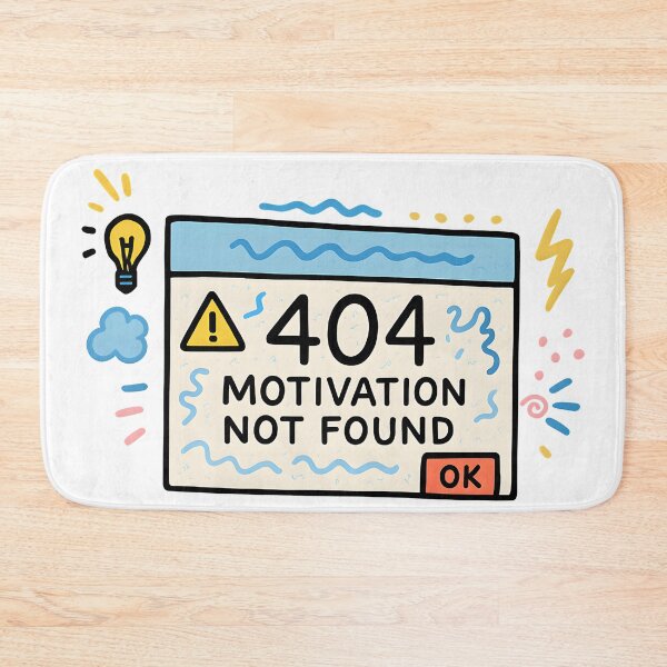 Item preview, 404: motivation not found designed and sold by chugsby.
