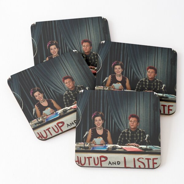 Item preview, shup up and listen designed and sold by Cine Merch.