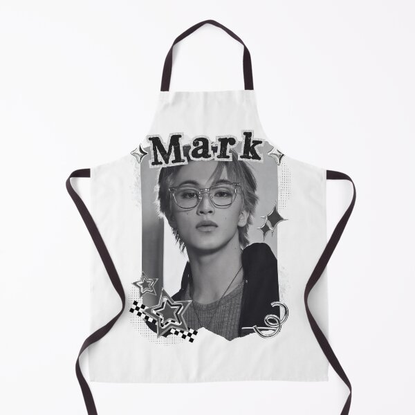 Item preview, NCT Mark (마크) Kpop Boy Group Monochrome Black and White Classic Design Collage designed and sold by HELL0WBELLO.
