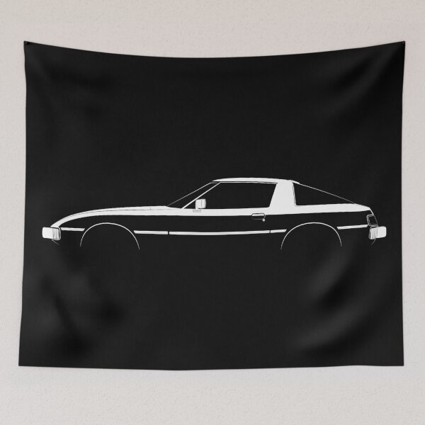 Item preview, RX-7 SA (White) designed and sold by Car Silhouettes.