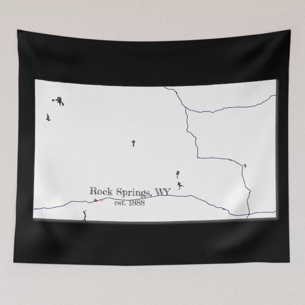 Item preview, Rock Springs, WY [White] designed and sold by PhilbonianDezin.
