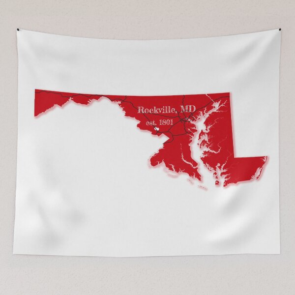 Item preview, Rockville, MD [Red] designed and sold by PhilbonianDezin.