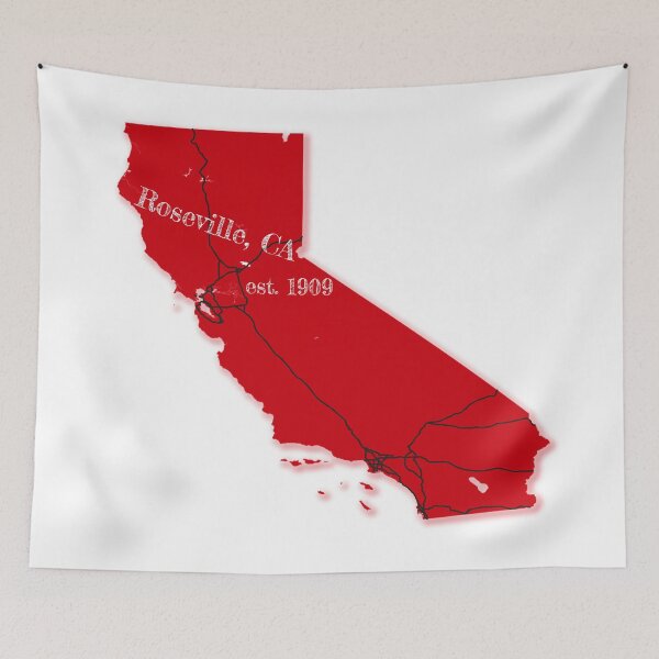 Item preview, Roseville, CA [Red] designed and sold by PhilbonianDezin.