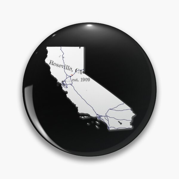 Item preview, Roseville, CA [White] designed and sold by PhilbonianDezin.