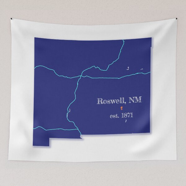 Artikelvorschau, Roswell, NM [Blau] entworfen und verkauft von PhilbonianDezin.