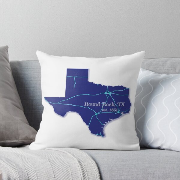 Item preview, Round Rock, TX [Blue] designed and sold by PhilbonianDezin.