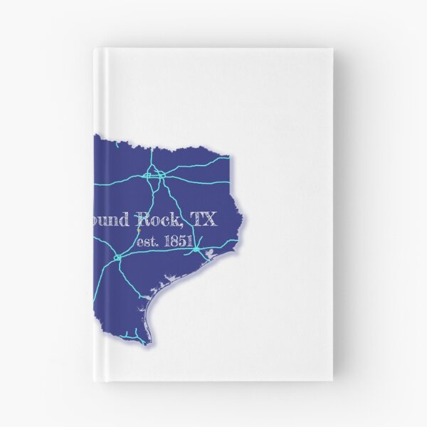 Item preview, Round Rock, TX [Blue] designed and sold by PhilbonianDezin.