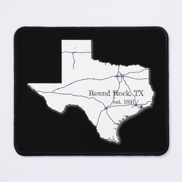 Item preview, Round Rock, TX [White] designed and sold by PhilbonianDezin.
