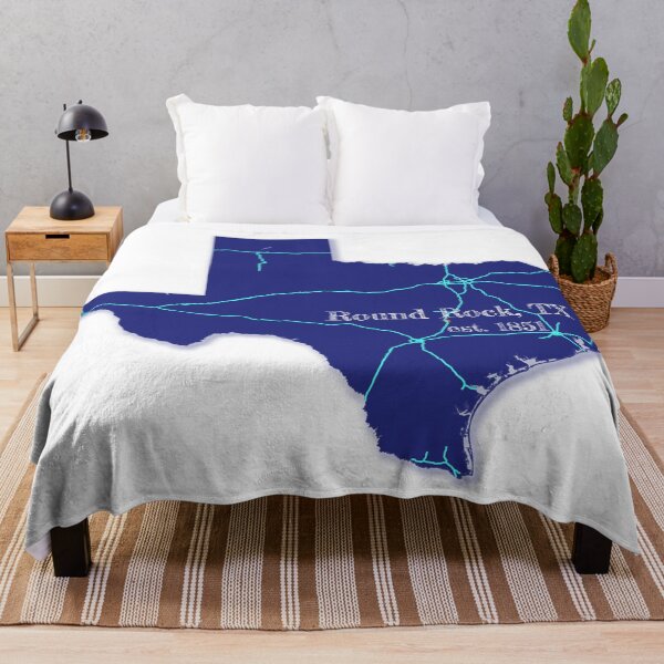 Item preview, Round Rock, TX [Blue] designed and sold by PhilbonianDezin.
