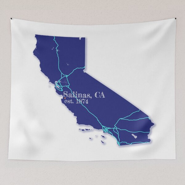 Item preview, Salinas, CA [Blue] designed and sold by PhilbonianDezin.