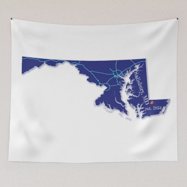 Item preview, Salisbury, MD [Blue] designed and sold by PhilbonianDezin.