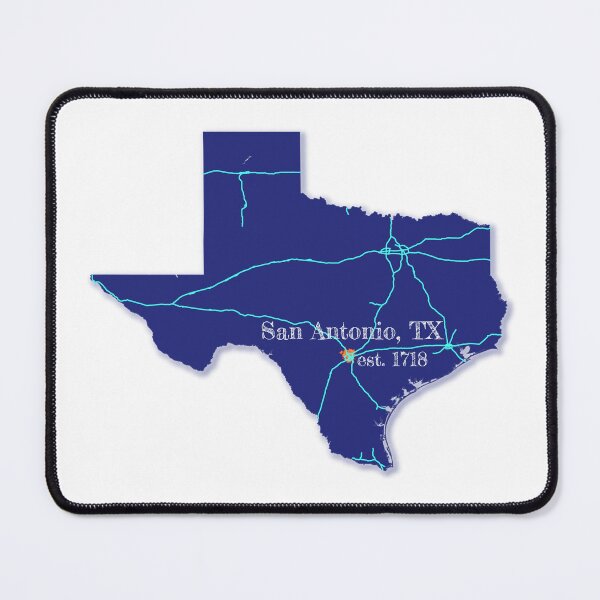 Item preview, San Antonio, TX [Blue] designed and sold by PhilbonianDezin.
