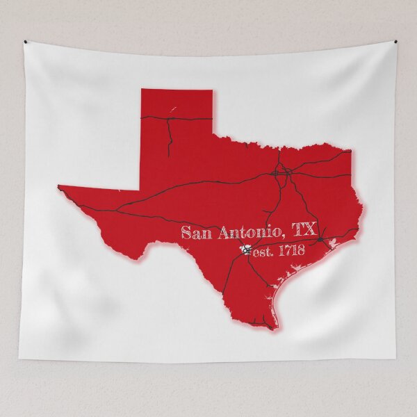 Item preview, San Antonio, TX [Red] designed and sold by PhilbonianDezin.