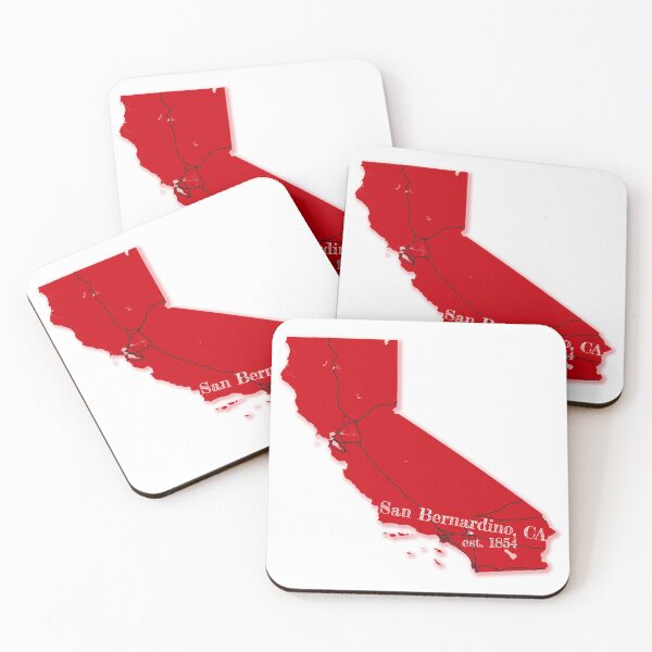 Item preview, San Bernardino, CA [Red] designed and sold by PhilbonianDezin.