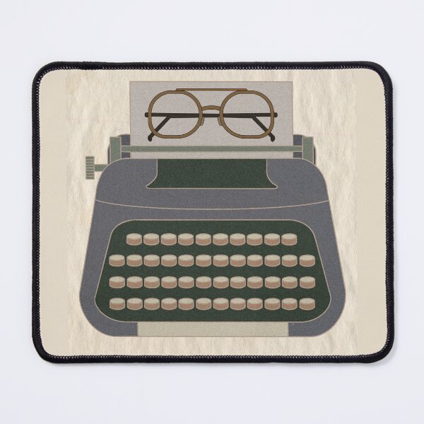 Item preview, Vintage Typewriter & Glasses – Light Academia Aesthetic designed and sold by LowlaBug Designs.