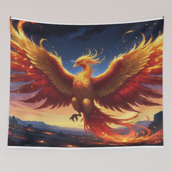 Item preview, Mythical Phoenix Rising designed and sold by The Dream Lab.