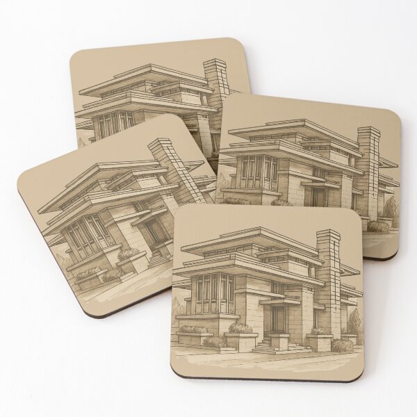 Item preview, Modern Design Two-Story Architectural Sketch designed and sold by Rue Market.