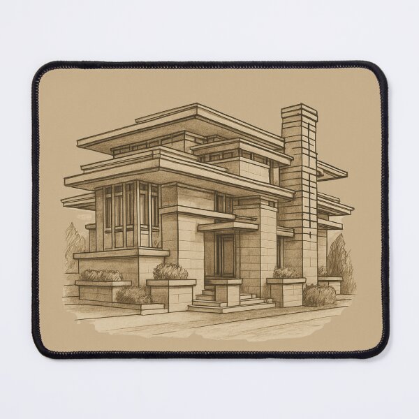 Item preview, Modern Design Two-Story Architectural Sketch designed and sold by Rue Market.
