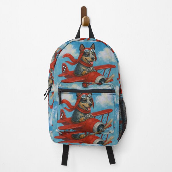 Item preview, Cool Red Baron Dog Flying Airplane in the Clouds designed and sold by Yogibear & Rachelle .