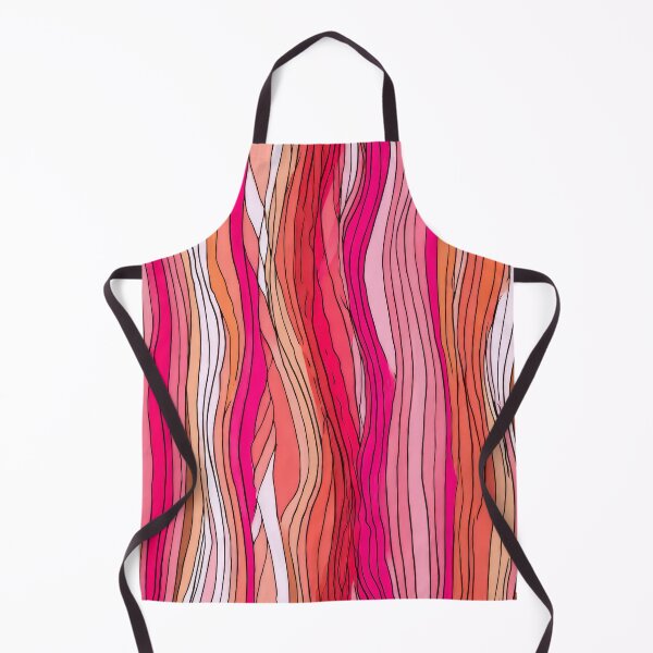 Item preview, Pink Squiggle Reds Blush Tones - Stripes Pattern designed and sold by scicilysimonee.