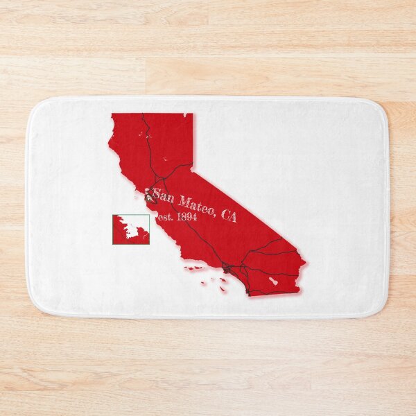 Item preview, San Mateo, CA [Red] designed and sold by PhilbonianDezin.