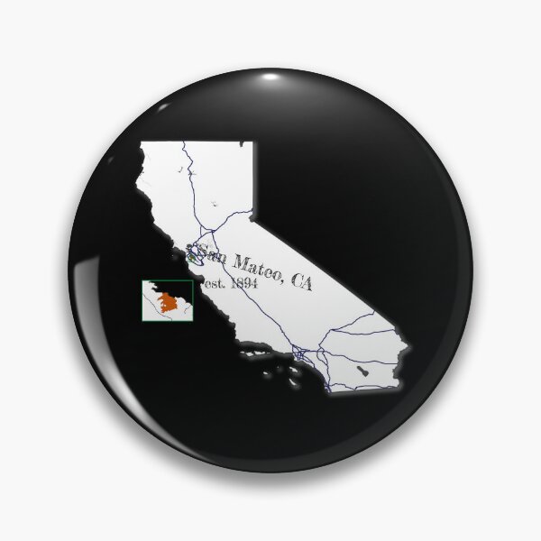 Item preview, San Mateo, CA [White] designed and sold by PhilbonianDezin.