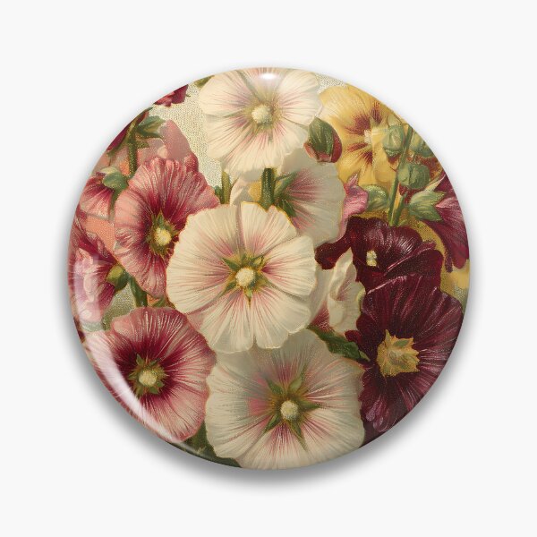 Item preview, Vintage Hollyhocks Seed Packet Advertising designed and sold by Boddicca.