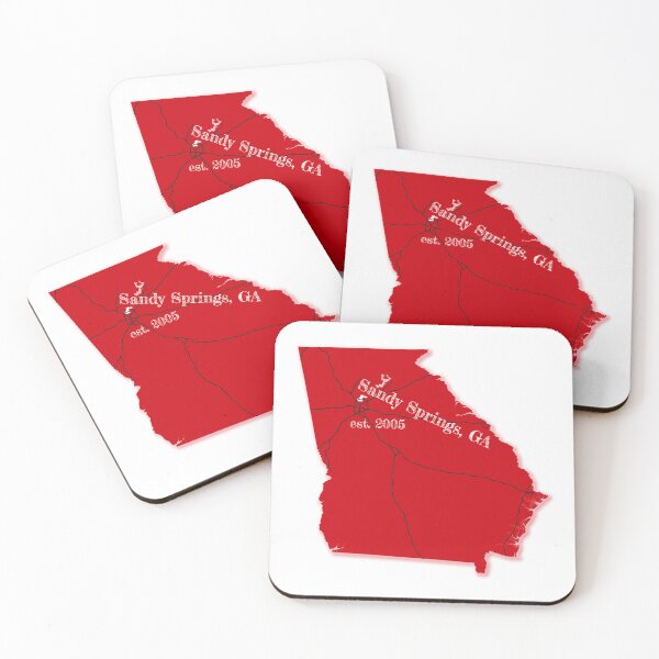 Item preview, Sandy Springs, GA [Red] designed and sold by PhilbonianDezin.