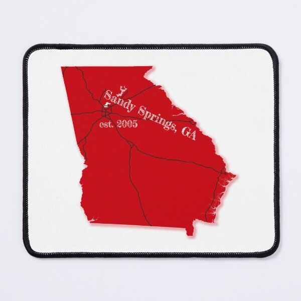 Item preview, Sandy Springs, GA [Red] designed and sold by PhilbonianDezin.