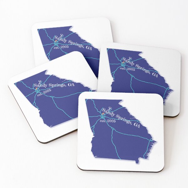 Item preview, Sandy Springs, GA [Blue] designed and sold by PhilbonianDezin.