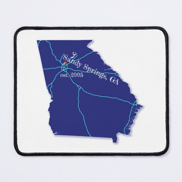 Item preview, Sandy Springs, GA [Blue] designed and sold by PhilbonianDezin.