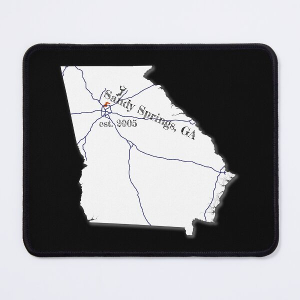 Item preview, Sandy Springs, GA [White] designed and sold by PhilbonianDezin.