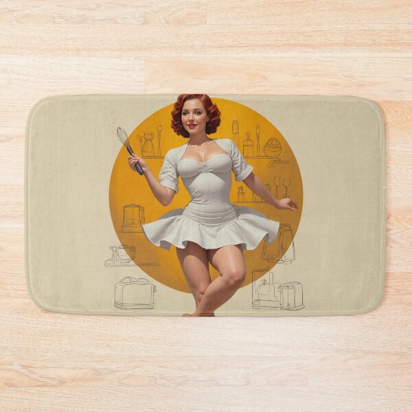 Item preview, Flour Power – Vintage Ballerina Baker Pinup designed and sold by Lightning-Lace.