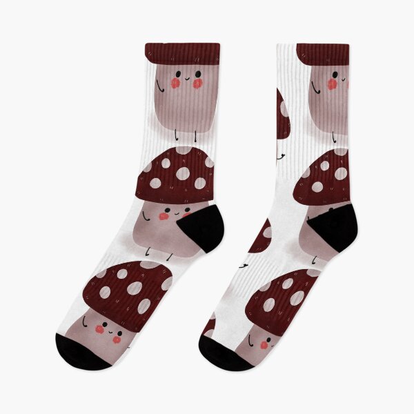 Item preview, Cute Mushroom Character – Kawaii Style designed and sold by OuOi.