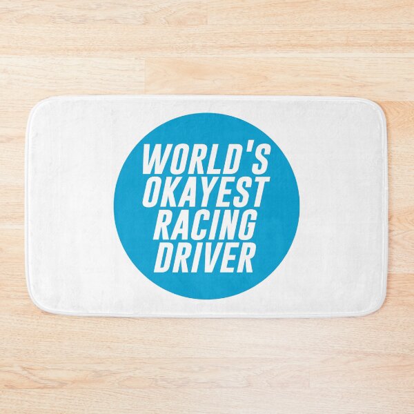 Item preview, World's Okayest Racing Driver designed and sold by the-craft-shop.
