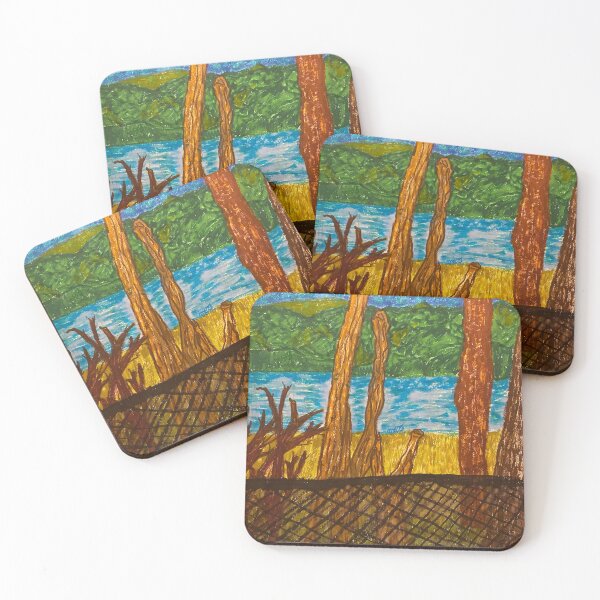 Item preview, Forest Beyond the Fence designed and sold by MacDoodleBrains.