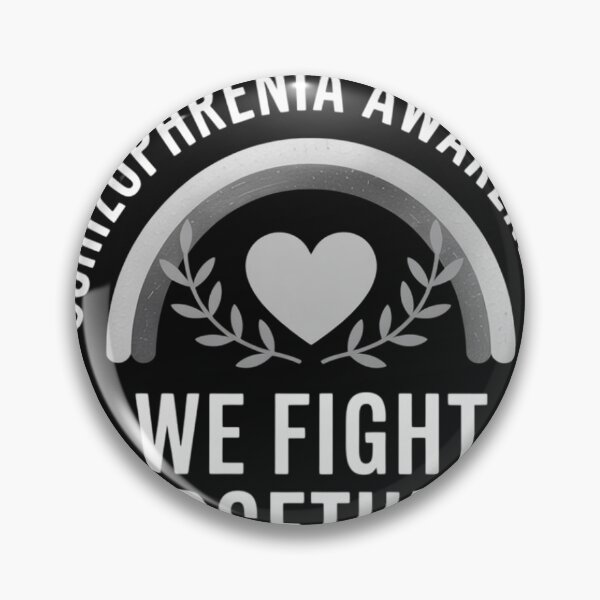 Item preview, We Fight Together Schizophrenia Awareness Month designed and sold by ConceptualVibes.