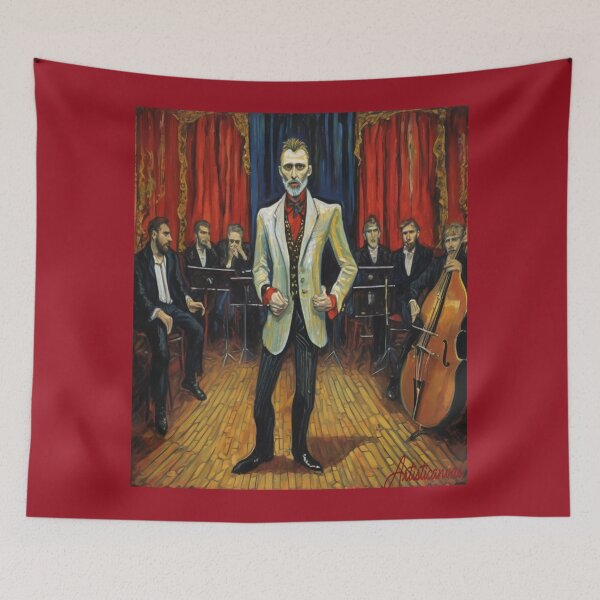 Item preview, "The Distinguished Gentleman: Theatrical Elegance and Musical Surroundings" designed and sold by Artisticanvas.