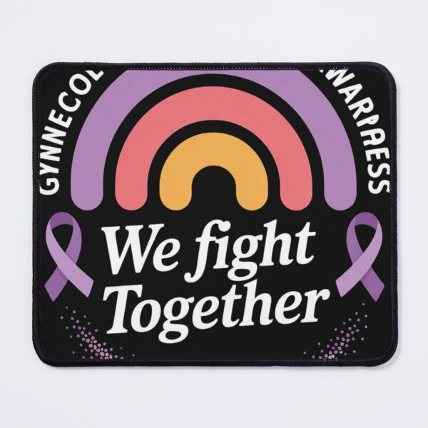Item preview, We Fight Together Gynecological Cancer Awareness designed and sold by ConceptualVibes.