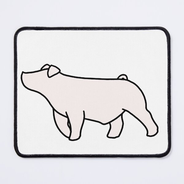 Item preview, Chester White/Landrace Show Barrow designed and sold by livestockgraphicsbybrooke.