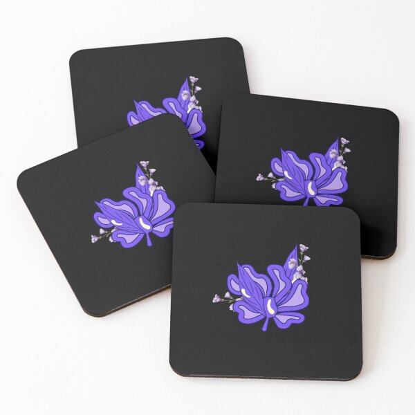 Item preview, Leaves and flowers of purple designed and sold by andrasdesignssss.