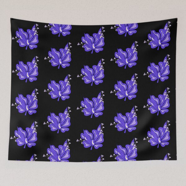Item preview, Leaves and flowers of purple designed and sold by andrasdesignssss.