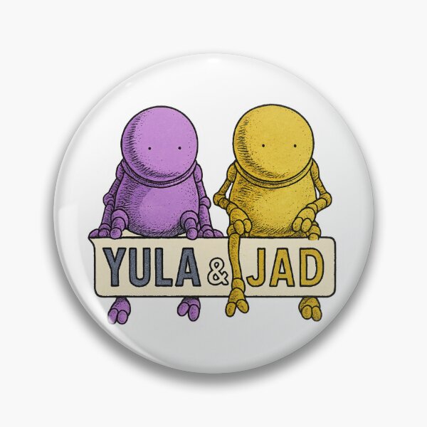 Item preview, Yula & Jad – Retro Sci-Fi designed and sold by Where Troubles Melt Like Lemon Drops.