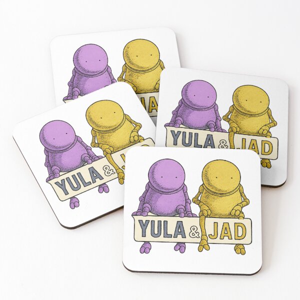 Item preview, Yula & Jad – Retro Sci-Fi designed and sold by Where Troubles Melt Like Lemon Drops.