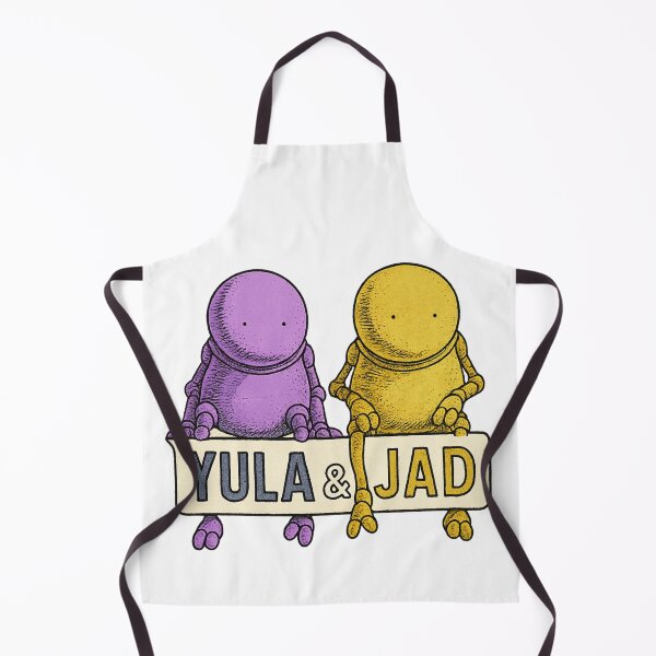 Item preview, Yula & Jad – Retro Sci-Fi designed and sold by Where Troubles Melt Like Lemon Drops.